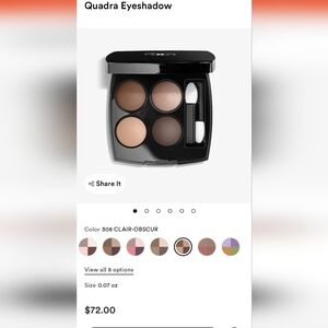 CHANEL Quadra Eyeshadow in 308 Clair Obscur